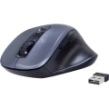 Renkforce Bluetooth®, bežično 3D miš optički ergonomski siva slika