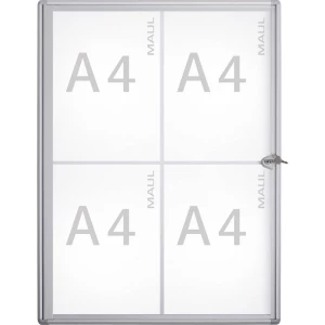 Maul Izlog MAULextraslim Upotreba za papirni fomat: 4 x DIN A4 Interijer 6820408 Aluminijum Srebrna 1 ST slika