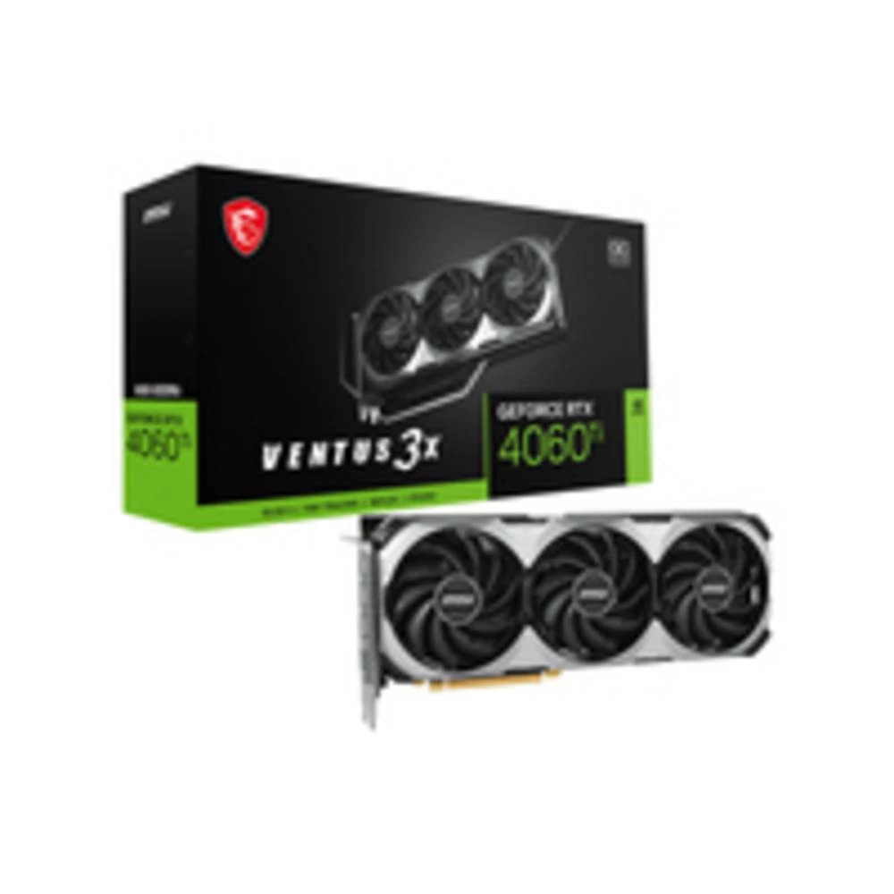 MSI grafička kartica Nvidia GeForce RTX 4060 Ti Ventus 3X E - OC Edition 8 GB GDDR6-SDRAM PCIe x16 HDMI™, DisplayPort slika