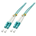 LINDY 46404 Glasfaser svjetlovodi priključni kabel [1x muški konektor LC - 1x muški konektor LC] 50/125 µ Multimode OM3 100.00 m slika
