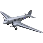 VQ Douglas DC-3 Srebrna RC model motornog zrakoplova ARF 1800 mm