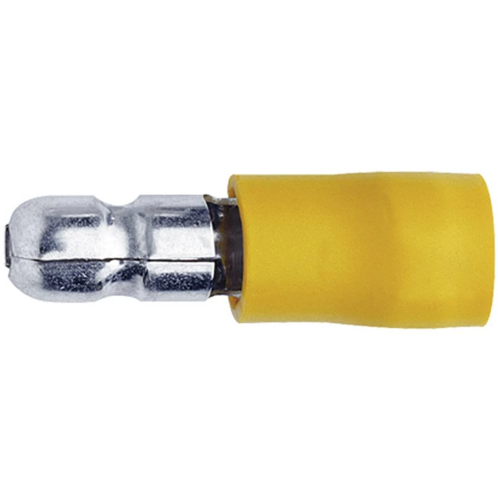 Klauke 1050 okrugli utikač 4 mm² 6 mm² Zatik-Ø: 5 mm izolirani dio žuta 1 St. slika