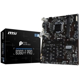 Matična ploča MSI B360-F PRO ATX Baza Intel® 1151 Faktor oblika ATX Set čipova matične ploče Intel® B360 slika