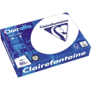Univerzalni papir za printer Clairefontaine Clairalfa 1979C DIN A4 80 gm² 500 Stranica Bijela slika