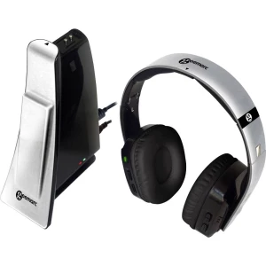 bežični tv in ear slušalice Geemarc CL7400 OPTI preko ušiju jednostavan držač za glavu, kontrola glasnoće, slušalice s mikrofono slika