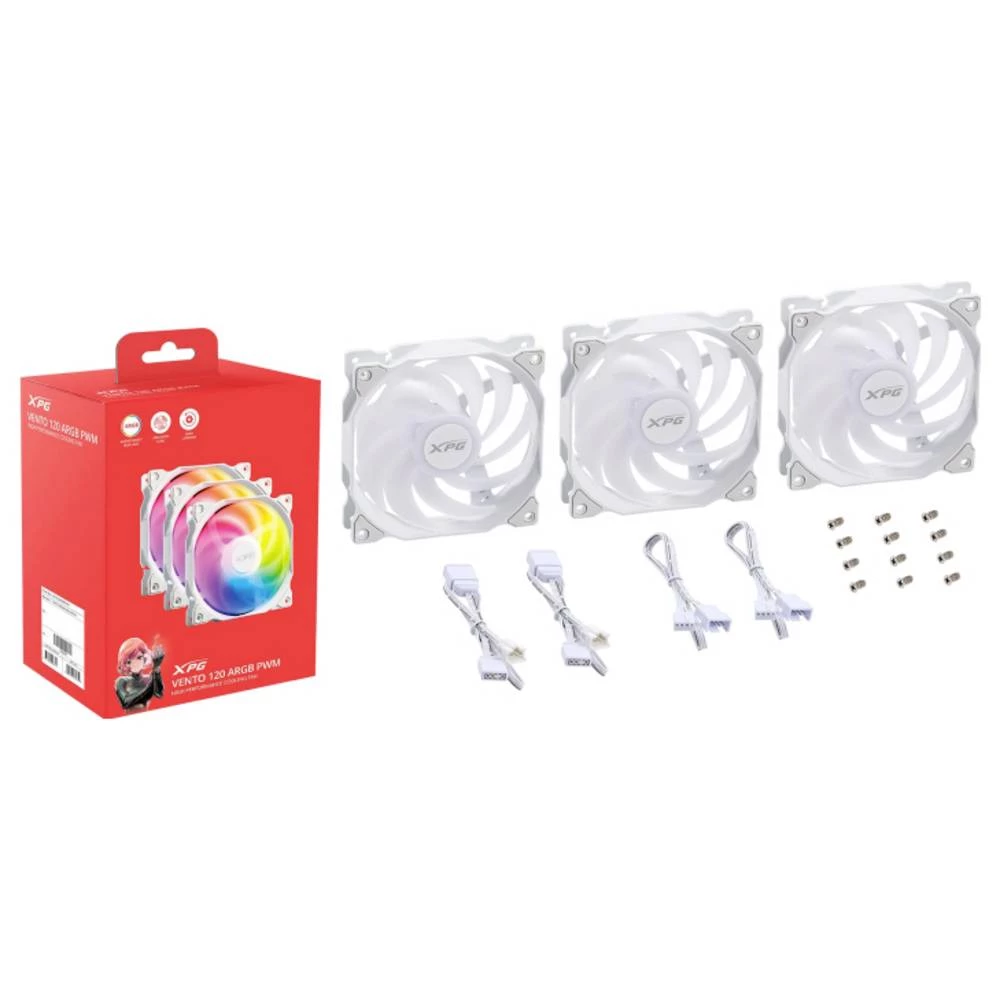 ADATA VENTO 120 ventilator za PC kućište bijela slika