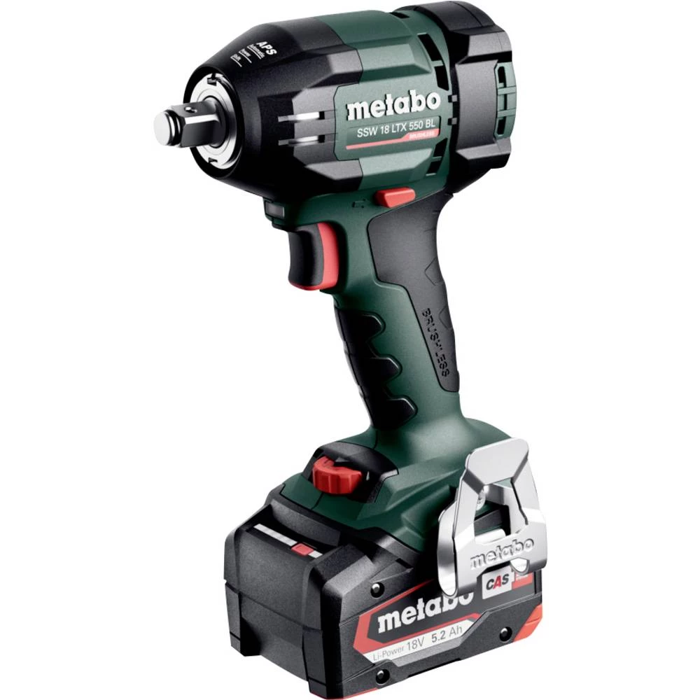 Metabo SSW 18 LTX 550 BL 602404650 akumulatorski zračni pištolj 18 V Broj uključenih baterija 2 5.2 Ah Li-Ion slika
