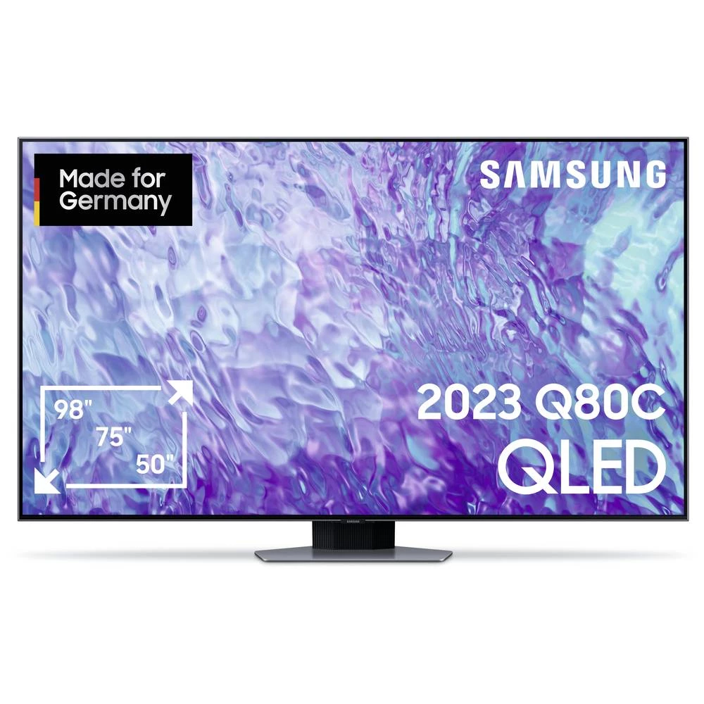 Samsung QLED 4K Q80C QLED-TV 189 cm 75 palac Energetska učinkovitost 2021 G (A - G) CI+, DVB-C, DVB-S2, DVB-T2, QLED, Sm slika
