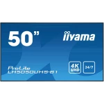 LED zaslon 127 cm (50 ") Iiyama ProLite LH5050UHS ATT.CALC.EEK C (A+++ - D) 3840 x 2160 piksel 4K 8 ms DisplayPort, HDMI™,