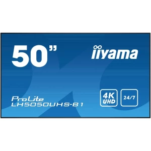 LED zaslon 127 cm (50 ") Iiyama ProLite LH5050UHS ATT.CALC.EEK C (A+++ - D) 3840 x 2160 piksel 4K 8 ms DisplayPort, HDMI™, slika