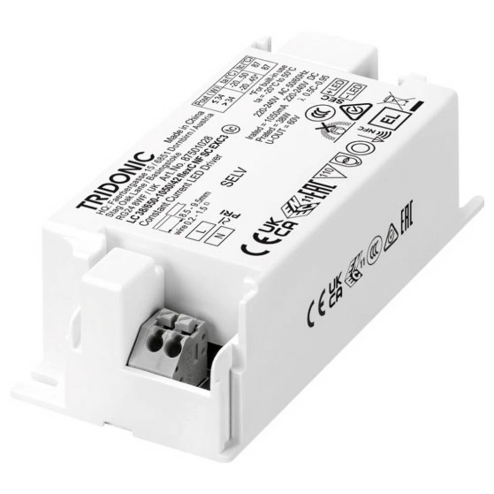 Tridonic LC 38W 650–1050mA flexC NFC SC EXC3 LED pogonski sklop 36 W 1.05 A 7.5 - 42 V 1 kom. slika