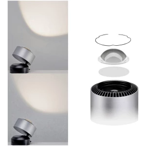 Paulmann Stajaće/stolne svjetiljke 79718 Aluminij (brušeni) boja, Crna LED fiksno ugrađena slika
