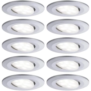 LED ugradno svjetlo za kupaonicu 10-dijelni komplet 60 W Neutralno-bijela Paulmann 99923 Calla Krom (mat) boja slika