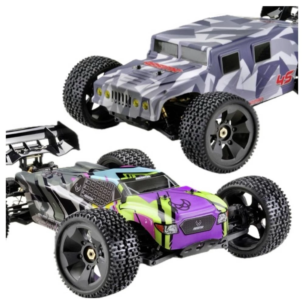 Absima 1:8 Truck "TORCH/GUARDIAN 2in1" 4S RTR neon, bijela bez četkica 1:8 pogon na sva četiri kotača (4wd) 2,4 GHz slika