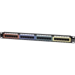 24 ulaza Mreža Patch panel Intellinet 513678 CAT 5e 1 U