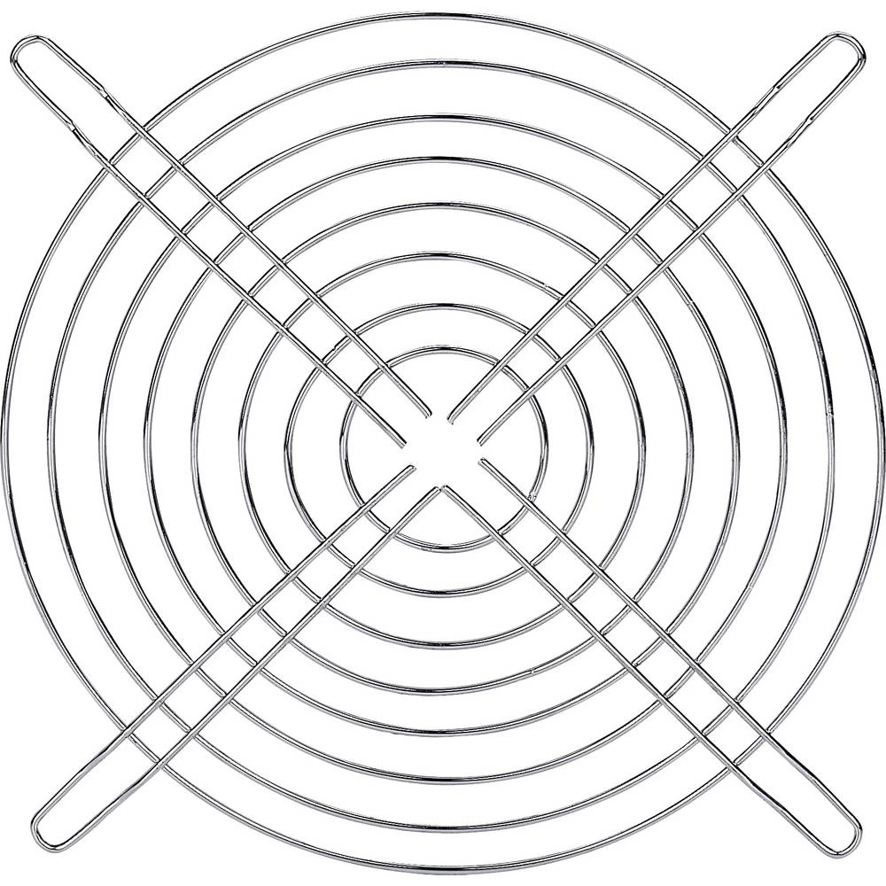 TRU COMPONENTS  ventilatorska mreža 1 St. (Š x V) 172 mm x 172 mm čelik slika
