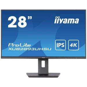 Iiyama PROLITE XUB2893UHSU-B5 LED zaslon 71.1 cm (28 palac) Energetska učinkovitost 2021 F (A - G) 3840 x 2160 piksel 4K, UHD 3 ms HDMI™, DisplayPort, USB, slušalice (3.5 mm jack) IPS LED slika