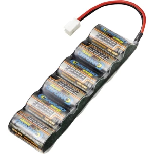 Conrad energy NiMH akumulatorski paket za modele 7.2 V 1300 mAh Broj ćelija: 6  side by side micro automobilska utičnica slika