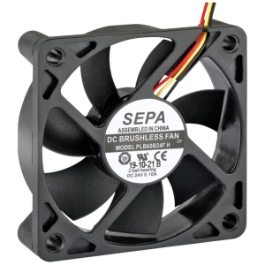 SEPA PLB60B24FSE31A aksijalni ventilator 24 V/DC 27.6 m³/h (D x Š x V) 60 x 60 x 15 mm slika