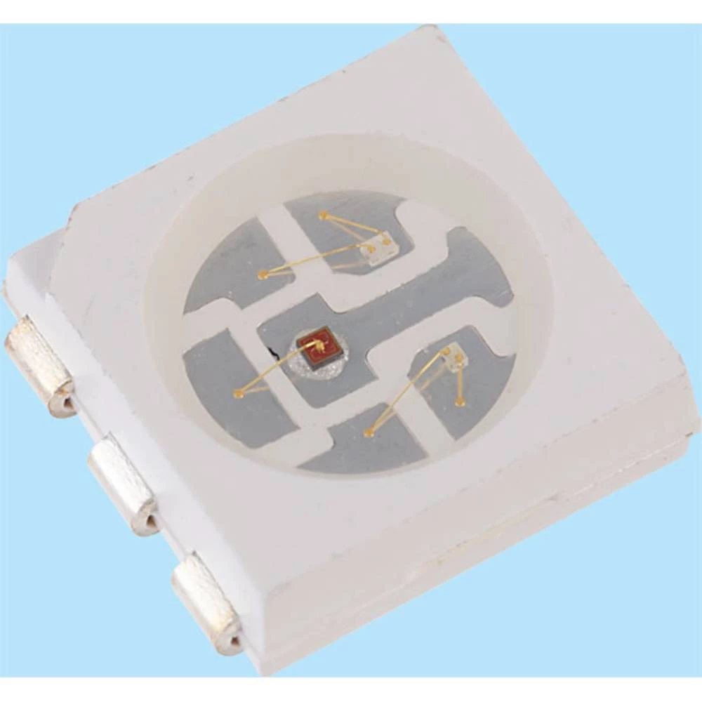 Kingbright KAAF-5050BRGS-10 SMD LED RGB 1400 mcd, 700 mcd, 420 mcd 120 ° 50 mA, 30 mA 2.5 V, 3.5 V slika