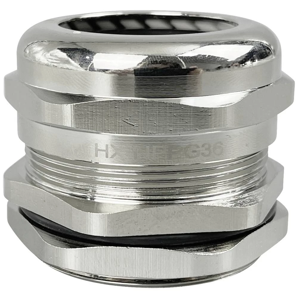 TRU COMPONENTS TC-10305396 kabelska uvodnica   PG36 mesing (niklovani) metalna   1 St. slika