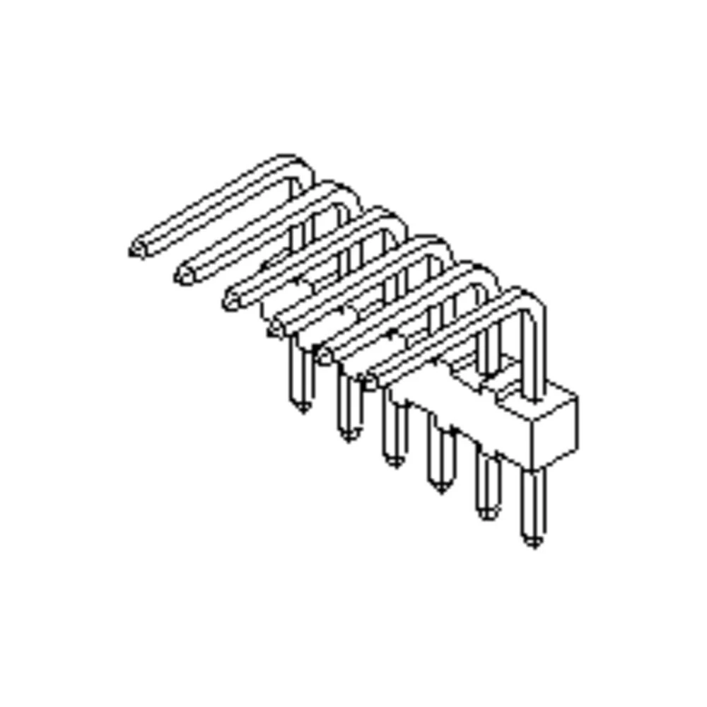 Molex ugradna standardna letva s muškim kontaktima 22122041 kom. Bulk slika