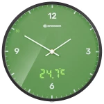 Zidni sat BRESSER MyTime 24 cm zeleni sa termometrom