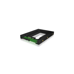 ICY BOX ICY BOX IB-2538StS - Adapter za pogon - 2,5&quot, do 3,5&quot, (6,4 cm do 8,9 cm) ICY BOX Einbaurahmen IcyBox HDD/SSD Konverter 2 2,5'' ugradbeni okvir za tvrdi disk  crna slika