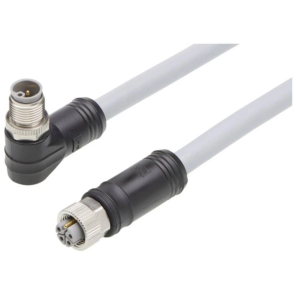 Molex 1205010120 utični konektor za senzor/aktivator, konfekcionirani žženski konektor, ravni, kutni muški konektor 5 m slika