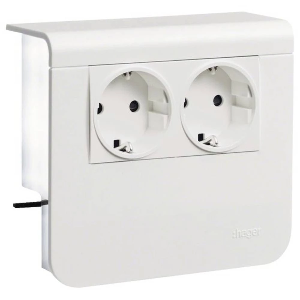 SL200559009016 pribor rubnih letvica za elektriku  utičnica za uređaje  bijela 1 St. slika