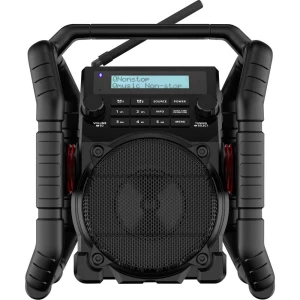 PerfectPro UBOX500R radio za gradilište DAB+ (1012), ukw Bluetooth, aux, USB, ukw funkcija punjenja baterije, otporan n slika
