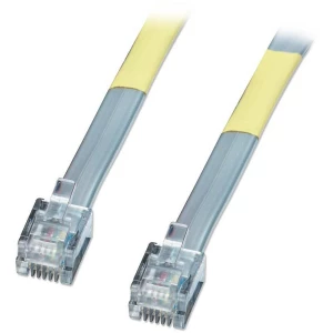 LINDY ISDN priključni kabel 3.00 m siva slika