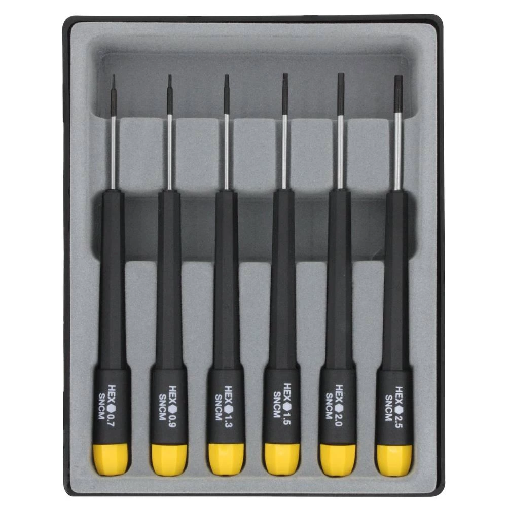 Donau Elektronik elektronika, precizna mehanika komplet odvijača 6-dijelni unutarnji šesterokutni slika