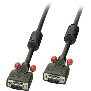 LINDY VGA priključni kabel VGA 15-polni utikač, VGA 15-polni utikač 1.00 m crna 36372  VGA kabel slika