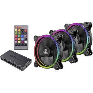 Ventilator za PC kućište Enermax 3x Kit T.B. RGB Crna, RGB (Š x V x d) 120 x 120 x 25 mm slika