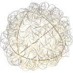 Konstsmide 3513-303 lopta Energetska učinkovitost 2021 G (A - G) toplo bijela LED srebrna
