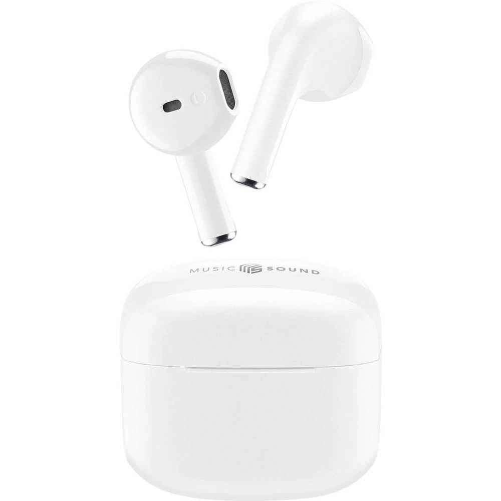 Cellularline In Ear Headset Bluetooth®, bežični bijela kutija za punjenje slika