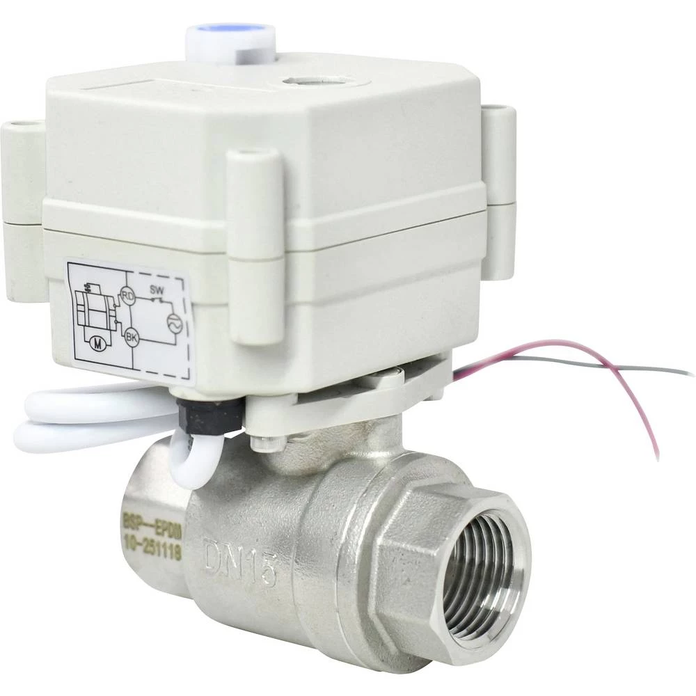 TRU COMPONENTS TC-A20-T15-S2-B kuglični ventil sigurnosni 0 do 10 bar slika