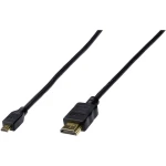 Digitus HDMI Priključni kabel [1x Muški konektor HDMI - 1x Muški konektor Micro HDMI tipa D] 1 m Crna