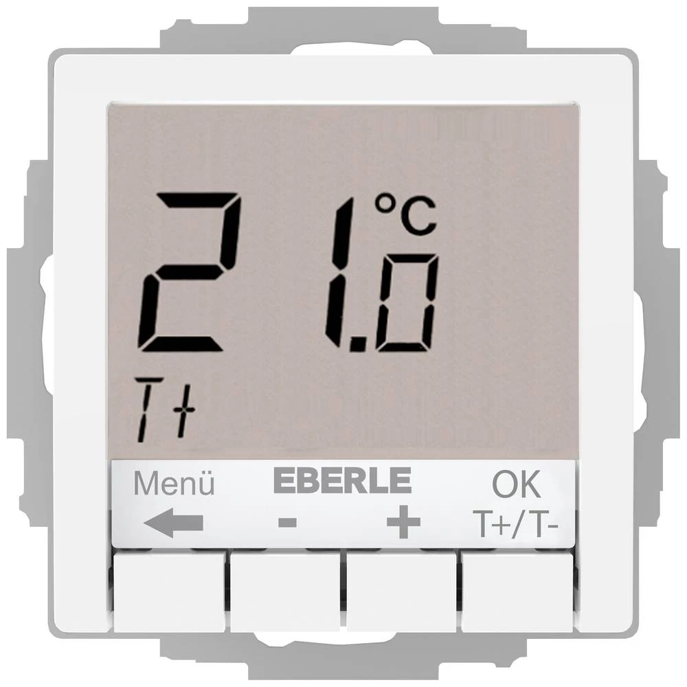 Eberle 527815455504 UTE 4100-R-RAL9010-G-55 sobni termostat podžbukna Toplina ohladiti kom. slika