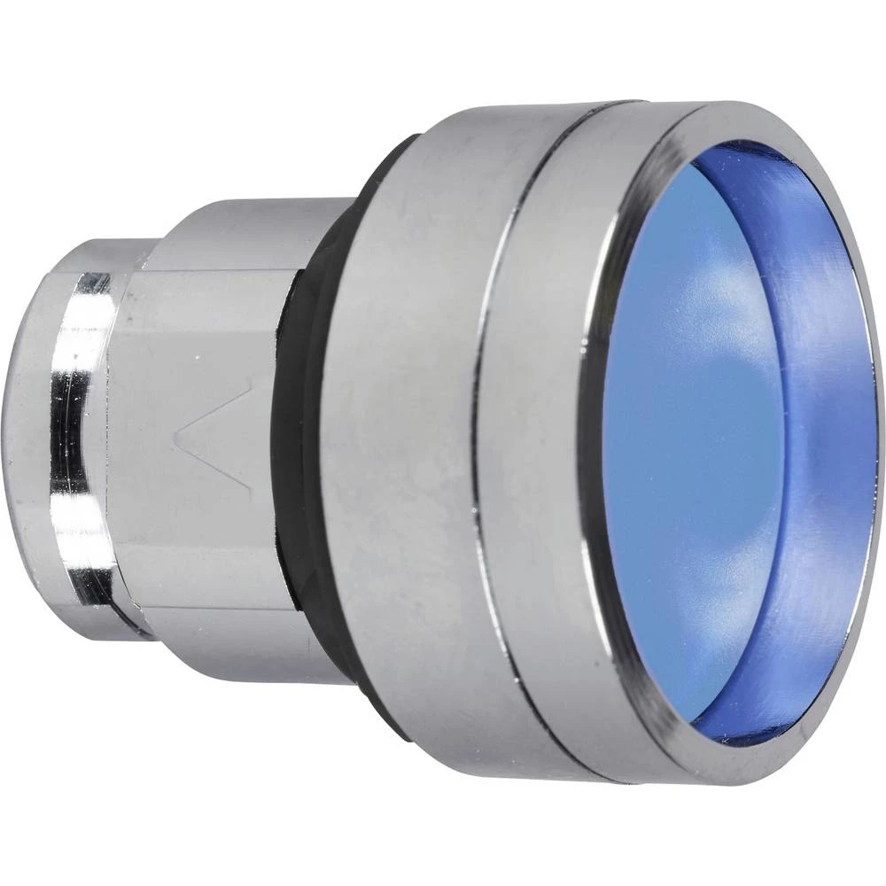 Schneider Electric ZB4BA66 prednji element za tipku ponovno postavljiv (Ø) 22 mm neobilježeno krom boja, plava boja 1 St. slika