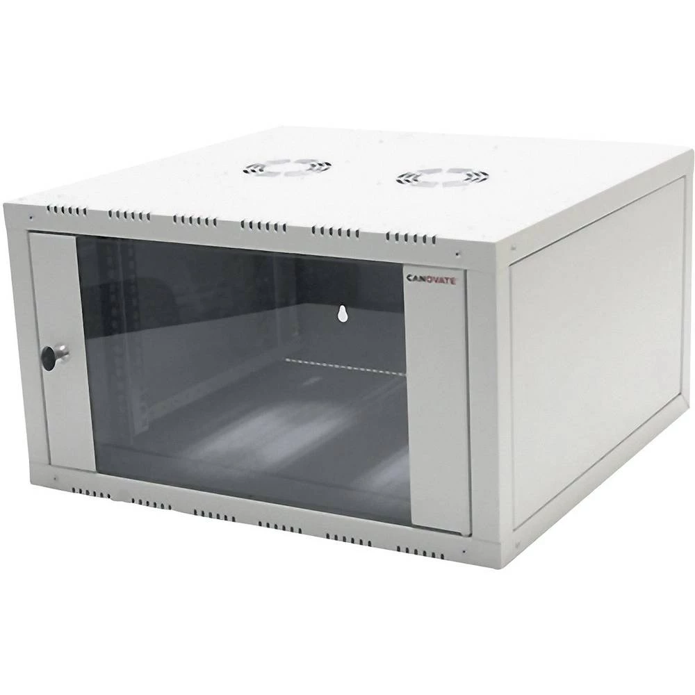 19" zidno kućište LogiLink W15E66G 560 mm 15 U svijetlosiva (RAL 7035) slika