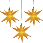 LED božićne zvijezde 3-dijelni komplet Toplo-bijela LED HGD CW62-1005 Žuta