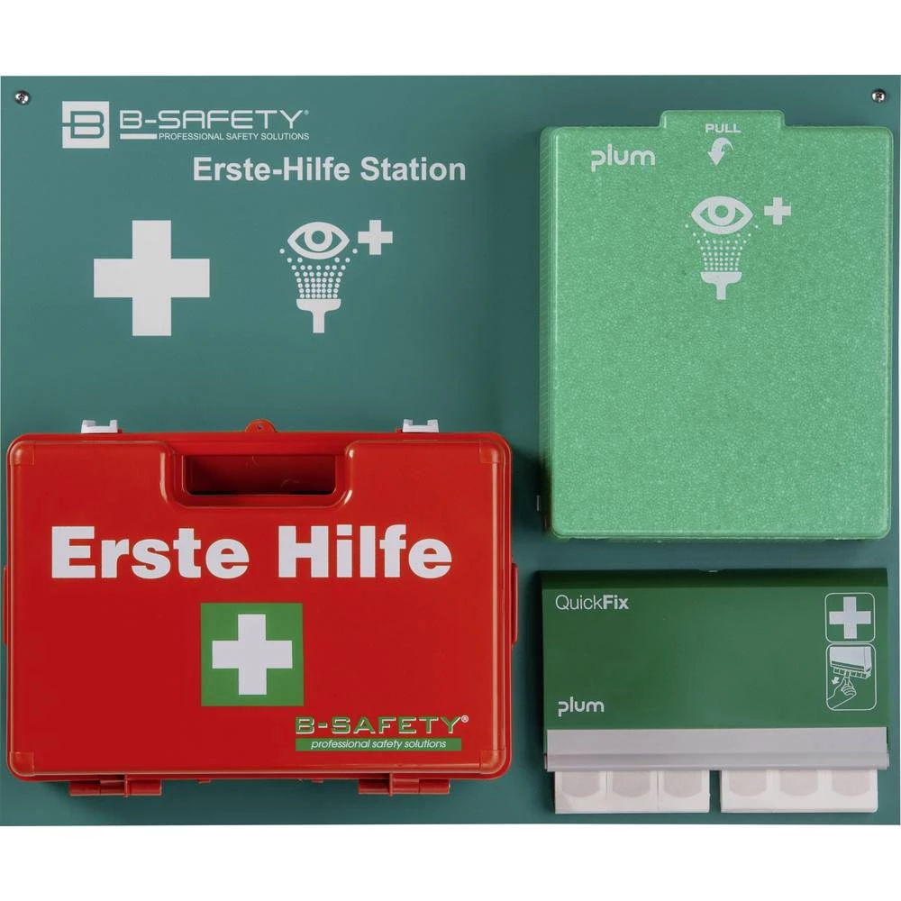 B-SAFETY EH-ST6-157 komplet prve pomoći DIN 13157, DIN EN 15154-4:2009 600 x 500 x 150 crvena, zelena slika