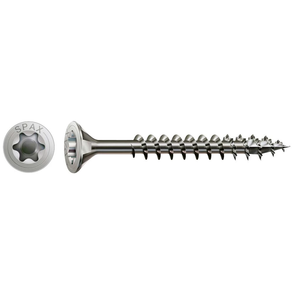 SPAX SPAX Seko-T 1197000500803 vijak za drvo 5 mm 80 mm TORX, unutarnji šesterostrani okrugli    nehrđajući čelik V2A ne slika