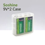 Kutija baterija 9 V Block Soshine SBC-018 (D x Š x V) 54 x 52 x 19 mm