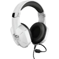 Trust GXT323W Carus igraće naglavne slušalice sa mikrofonom 3,5 mm priključak stereo, sa vrpcom preko ušiju bijela slika