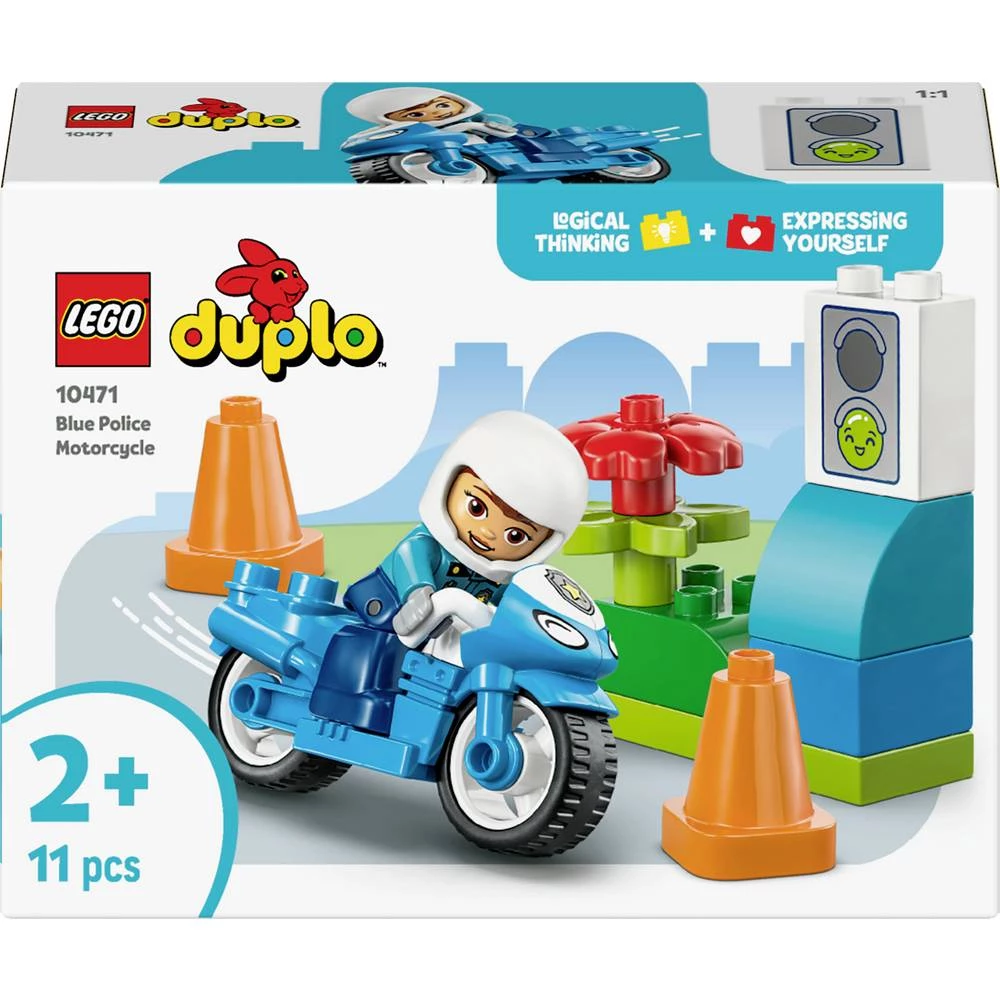 10471 LEGO® DUPLO® Plavi policijski motocikl (10471); set za igru slika