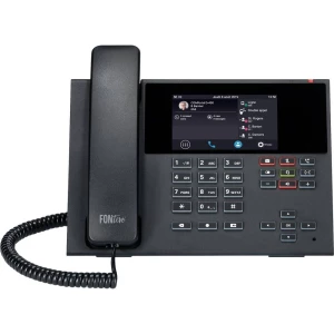 Telefonski sustav, VoIP Auerswald COMfortel D-400 Responder, Handsfree, PoE, Priključak za slušalice Dodirni zaslon u boji Crna slika