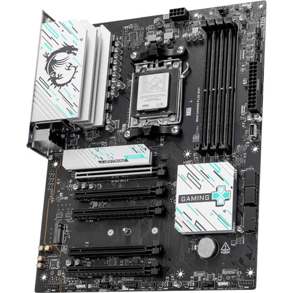 MSI B840M GAMING PLUS WIFI6E AM5 mATX MB matična ploča Baza #####AMD AM5 Faktor oblika (detalji) ATX Set čipova matične slika